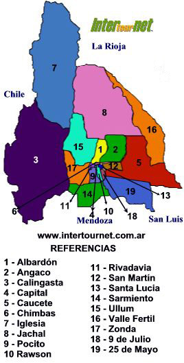Mapa Politico de San Juan