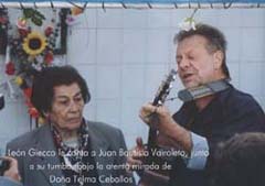 Telma ceballos y leon Gieco